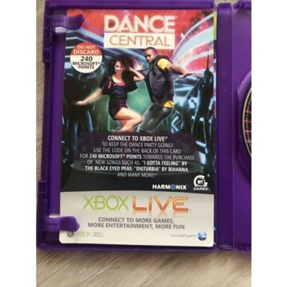 Dance Central Xbox 360 Game With Manual - Picture 6 of 6